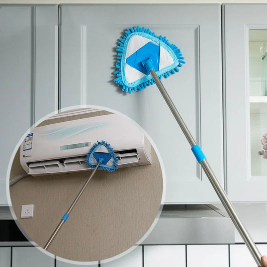 Rotatable Telescopic Stainless Steel Cleaning Mop