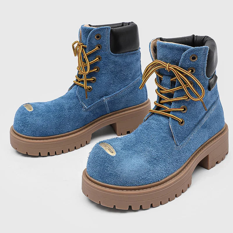 Mossy Green Anti-Slip Combat Boots
