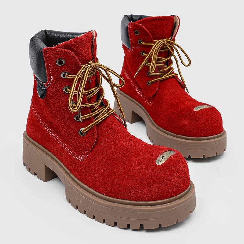 Mossy Green Anti-Slip Combat Boots