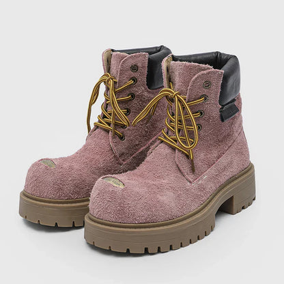 Mossy Green Anti-Slip Combat Boots
