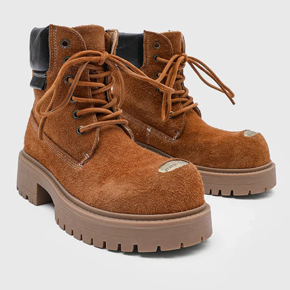Mossy Green Anti-Slip Combat Boots