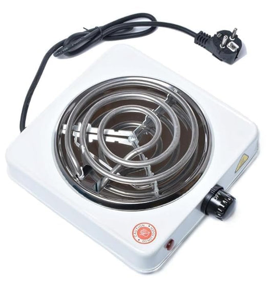 Portable Electric Hot Plate | Single Burner Coil Stove with Temperature Control for Cooking & Travel