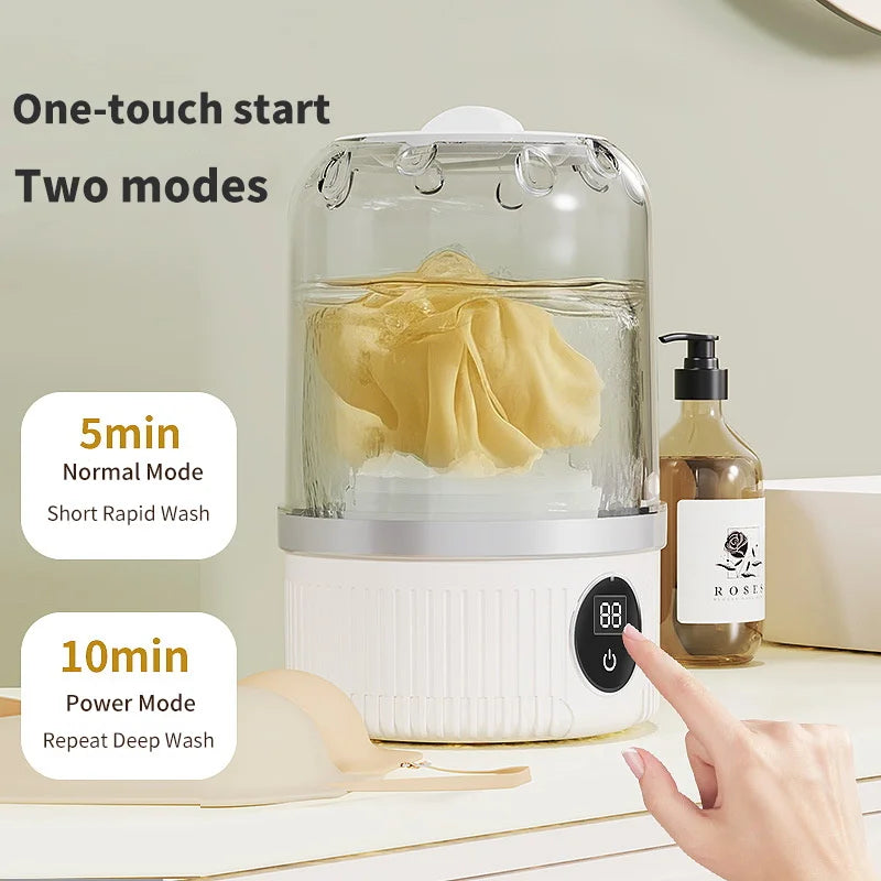 Portable Mini Travel Ultrasonic Washing Machine