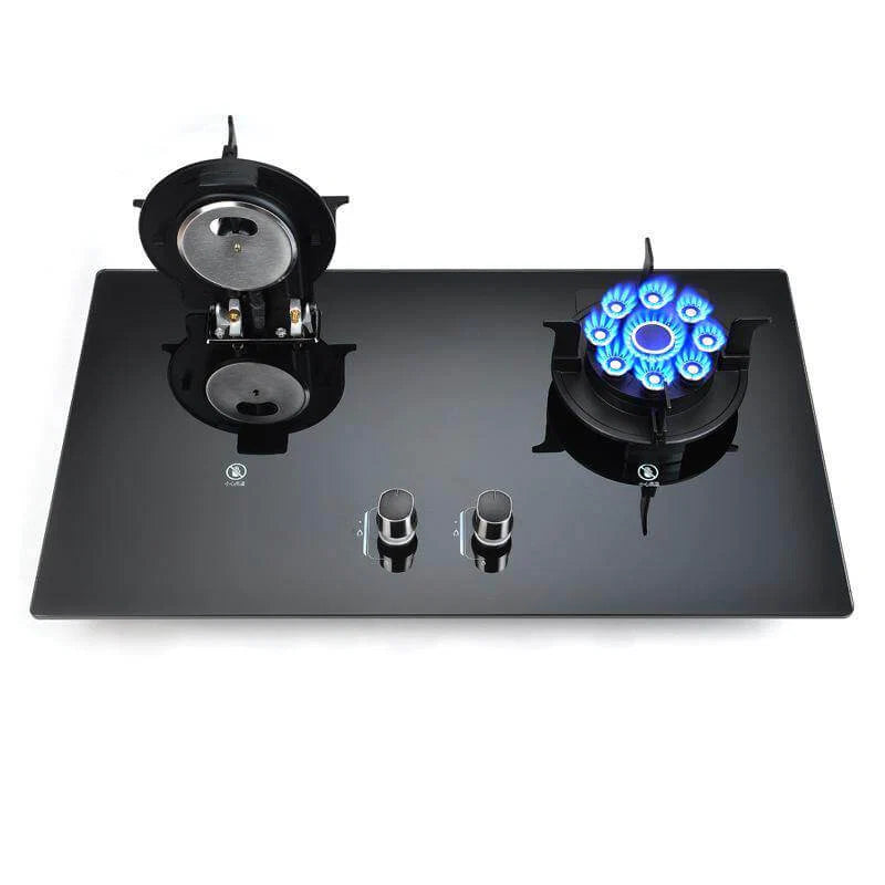 Combo of 2  Electric Liftable Double Induction Stove | Twin Pack Built-in 2 Burner Glass Hob with Auto Ignition