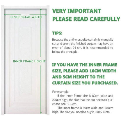 Hands-Free Automatic Closing Magnetic Mosquito Net