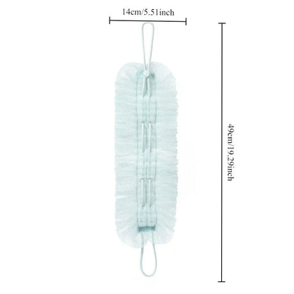 Dual Texture Stretchable Shower Back Scrubber