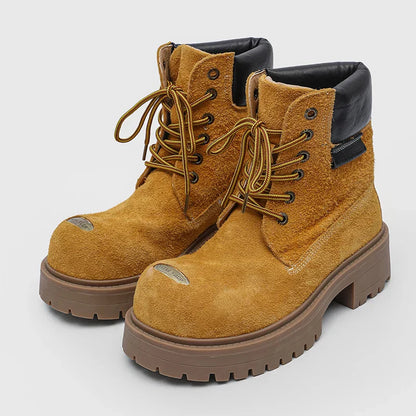 Mossy Green Anti-Slip Combat Boots
