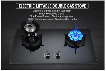 Electric Liftable Double Gas Stove - Main Banner